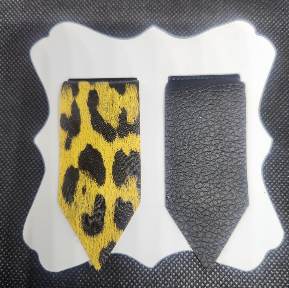Leopard Print Magnetic Bookmarks
